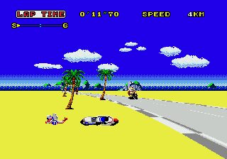 Super Hang-On Genesis screenshot