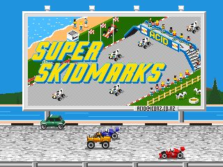Super Skidmarks Genesis screenshot