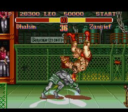 Super Street Fighter II SNES screenshot