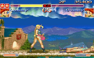 Super Street Fighter II Turbo DOS screenshot