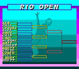 Super Tennis SNES screenshot