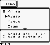 Survival Kids Game Boy Color screenshot