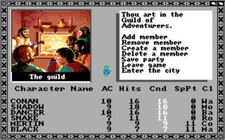 The Bard's Tale Amiga screenshot