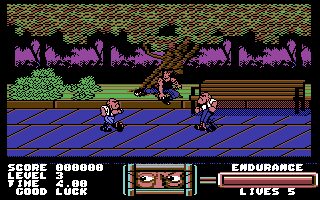 Target Renegade Commodore 64 screenshot