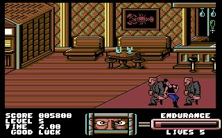 Target Renegade Commodore 64 screenshot