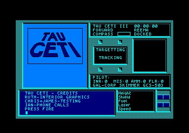 Tau Ceti: The Lost Star Colony - Amstrad CPC