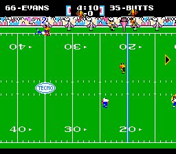 Tecmo Super Bowl NES screenshot