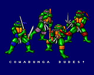 Teenage Mutant Ninja Turtles Amiga screenshot