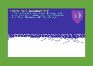 The Lords of Midnight Commodore 64 screenshot