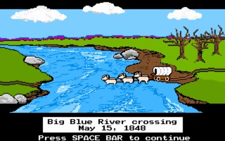 The Oregon Trail DOS screenshot
