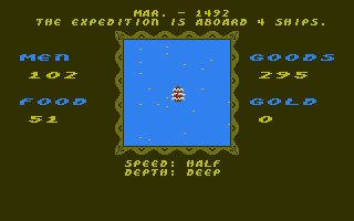 Seven Cities of Gold Amiga screenshot