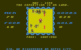 Seven Cities of Gold Amiga screenshot