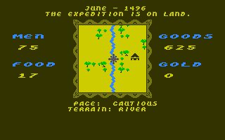 Seven Cities of Gold Amiga screenshot