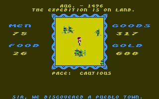 Seven Cities of Gold Amiga screenshot