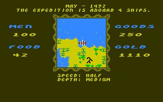 Seven Cities of Gold Amiga screenshot