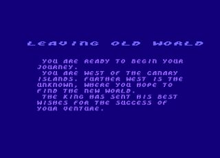Seven Cities of Gold Atari 8-bit screenshot