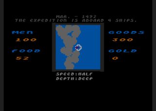 Seven Cities of Gold Atari 8-bit screenshot