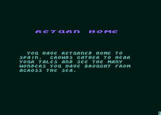 Seven Cities of Gold Atari 8-bit screenshot