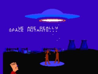 Bart vs the Space Mutants NES screenshot