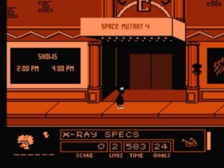 Bart vs the Space Mutants NES screenshot
