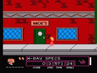 Bart vs the Space Mutants NES screenshot