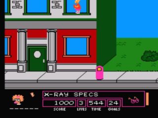 Bart vs the Space Mutants NES screenshot