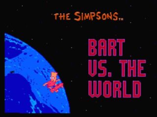 Bart vs the World NES screenshot