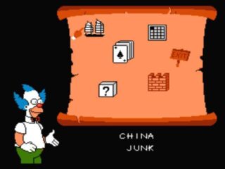 Bart vs the World NES screenshot
