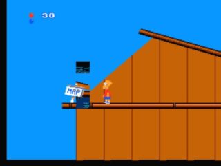 Bart vs the World NES screenshot