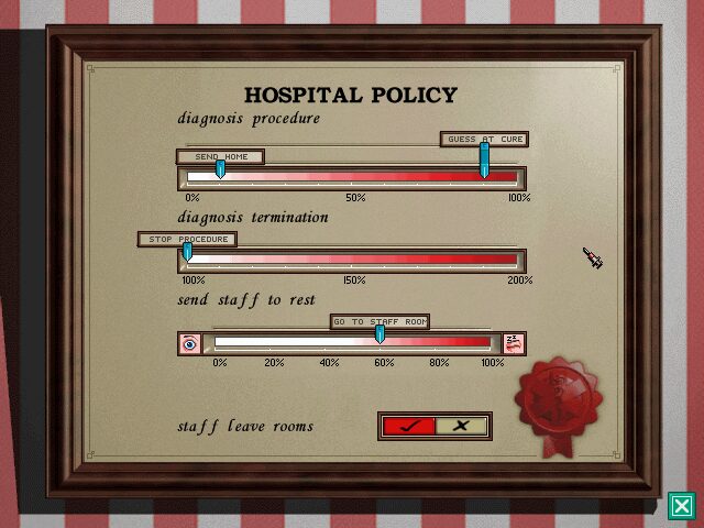 Theme Hospital - DOS