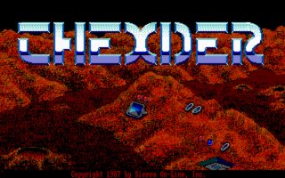 Thexder DOS screenshot
