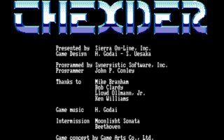 Thexder DOS screenshot