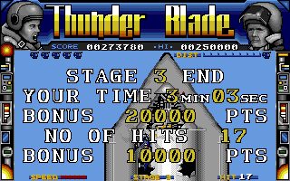 Thunder Blade Amiga screenshot