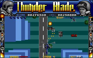 Thunder Blade Amiga screenshot