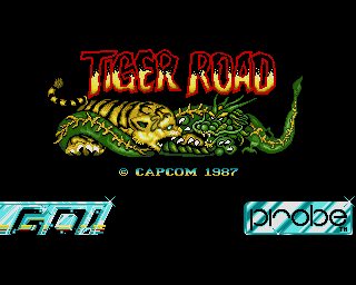 Tiger Road Amiga screenshot