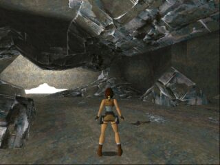 Tomb Raider DOS screenshot