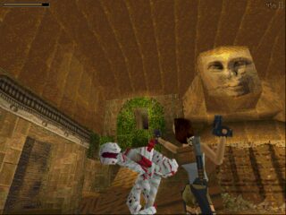 Tomb Raider DOS screenshot