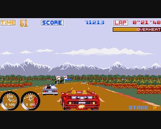 Turbo Out Run Amiga screenshot