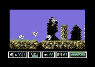 Turrican II Commodore 64 screenshot