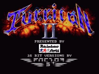 Turrican II Amiga screenshot