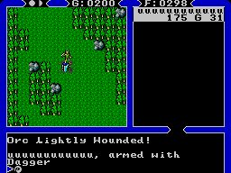 Ultima IV: Quest of the Avatar SEGA Master System screenshot