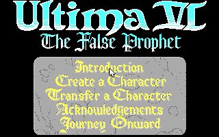 Ultima VI: The False Prophet DOS screenshot