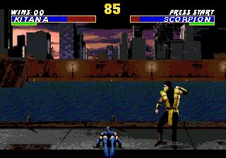 Ultimate Mortal Kombat 3 Genesis screenshot