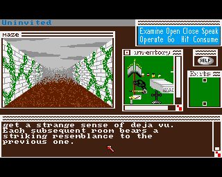 Uninvited Amiga screenshot