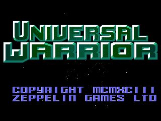 Universal Warrior - Amiga