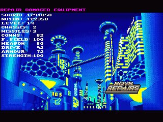 Universal Warrior Amiga screenshot