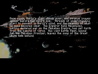 Universe DOS screenshot
