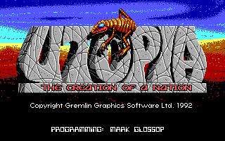 Utopia: The Creation of a Nation DOS screenshot
