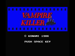 Vampire Killer - MSX