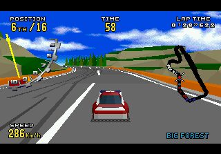 Virtua Racing Deluxe SEGA 32X screenshot